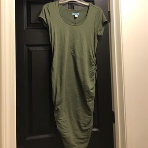 Olive Green Maternity Dress