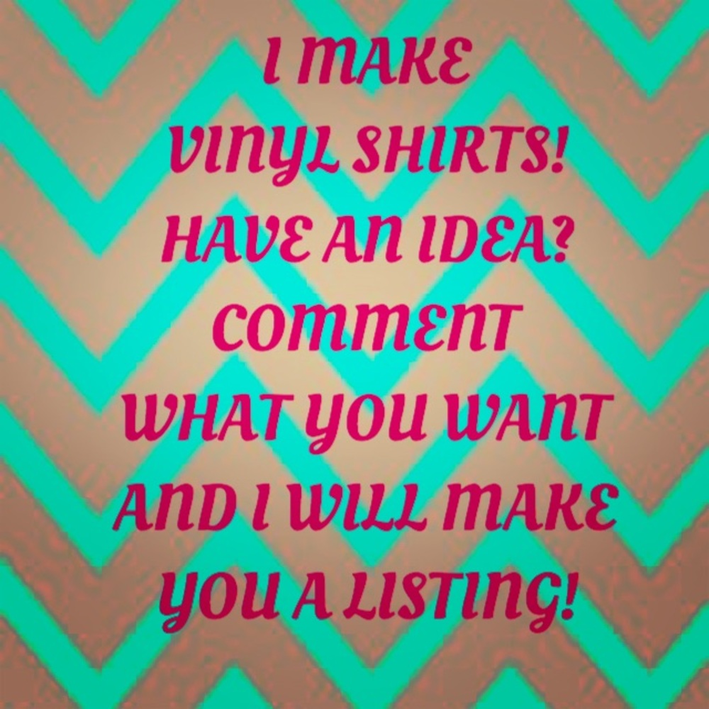 Vinyl Shirt and Decals!