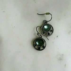 Lia Sophia blue and aqua earrings