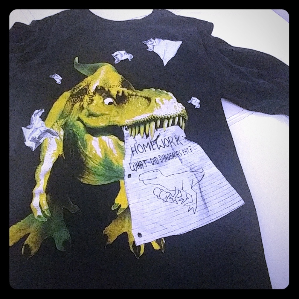 Long sleeve dinosaur t-shirt