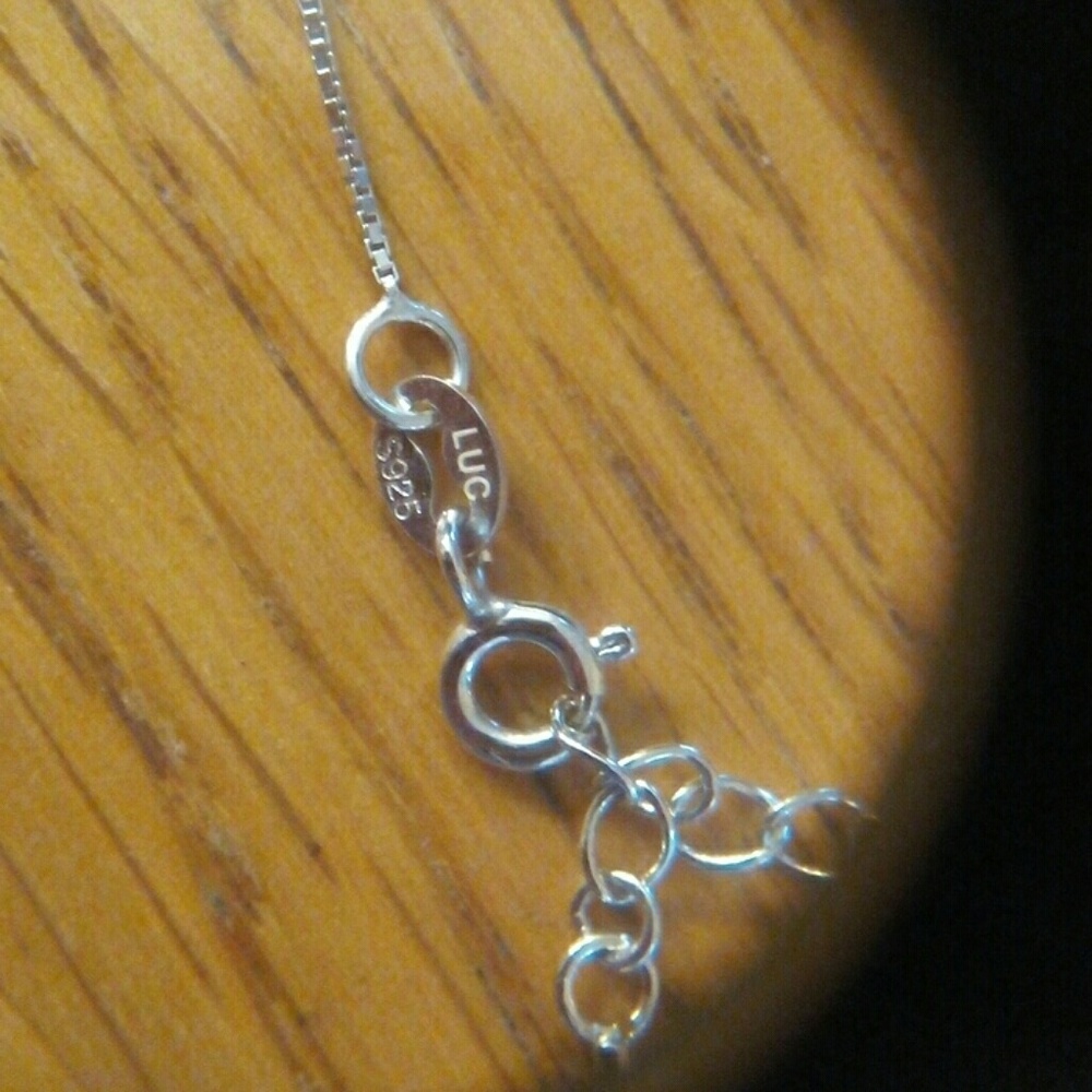 Sterling and Six pearl necklace - Picture 5 of 7