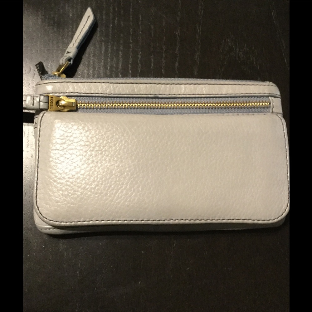 Fossil Wallet - Light Blue