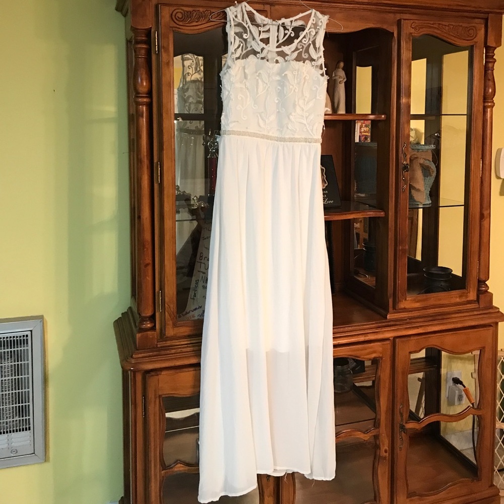Beautiful White Dress from The Vintage Boutique