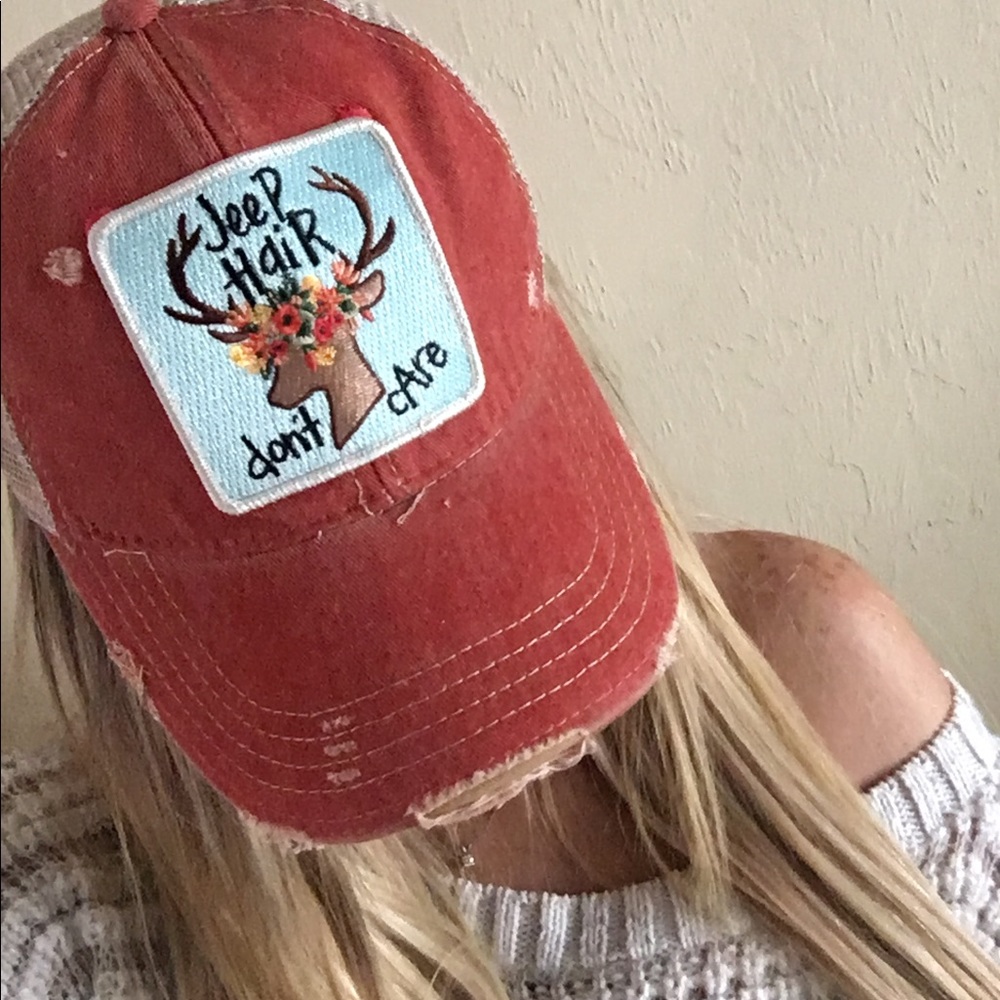 Judith March Jeep hair don’t care deer hat