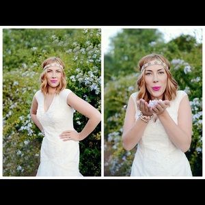 Melissa Sweet Wedding Dress. Size 8. Mermaid