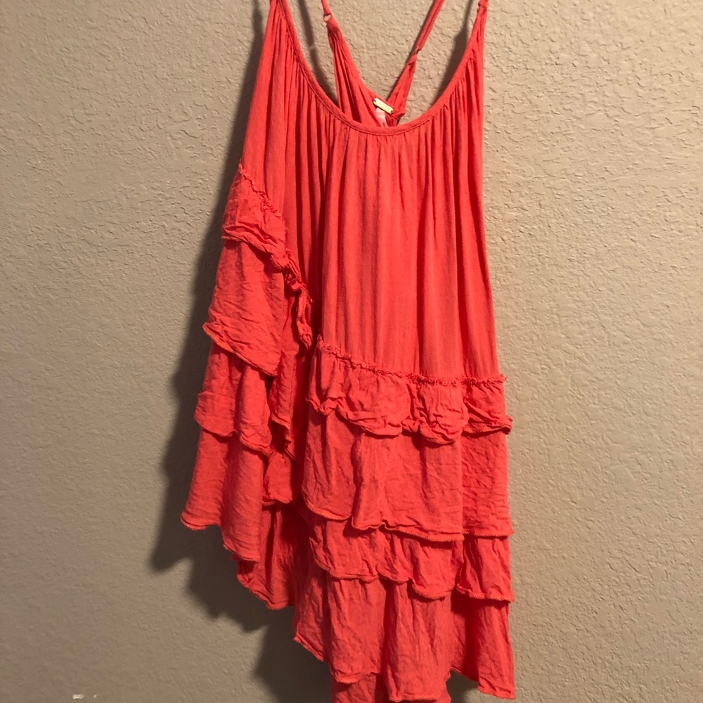 Free People Ruffle Shirt