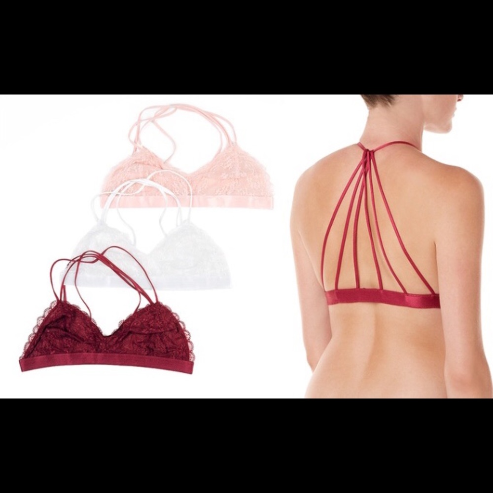 Sociology Multistrap Lace Bralette (3-Pack)