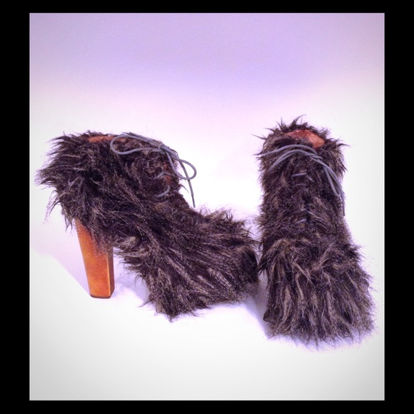 Jeffrey Campbell Shoes - Jeffrey Campbell Lita Shag Faux Fur