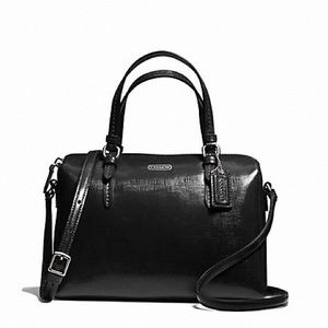 COACH Peyton Patent Bennett Leather Mini Satchel