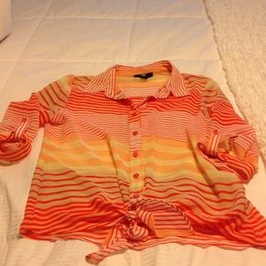 IZ Byer sheer blouse size Small