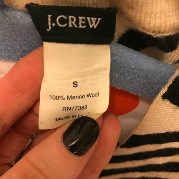J.Crew merino wool zebra print cardigan - Picture 3 of 5