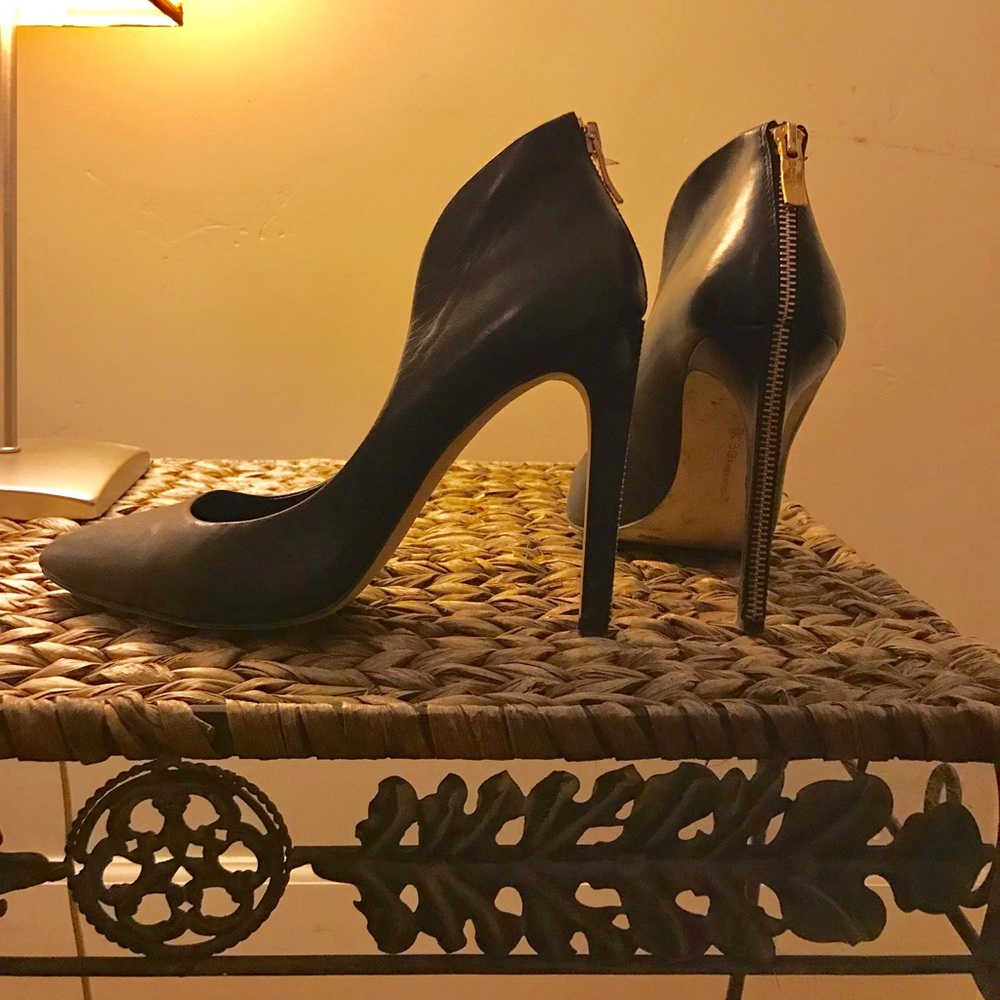 BCBG zipper stilettos