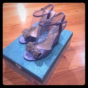 Betsey Johnson embellished wedges