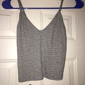 Gray Brandy Melville Crop Top