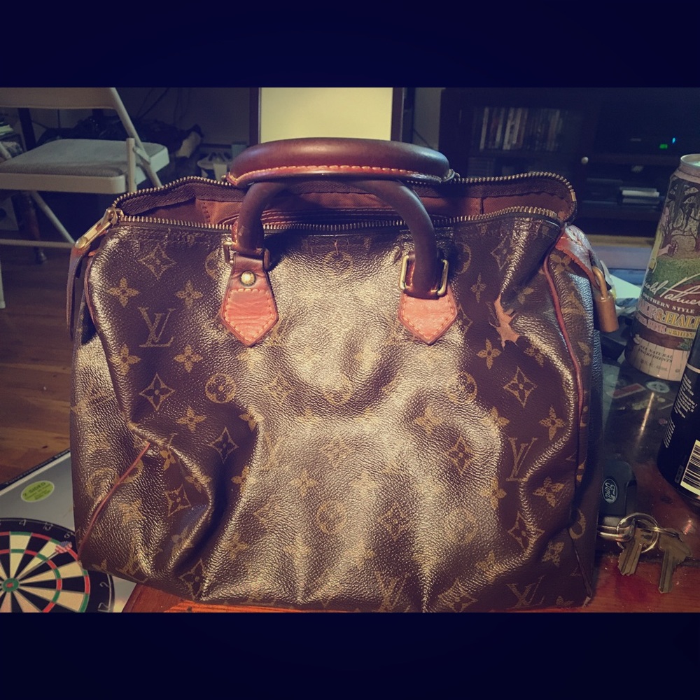 authentic Louis Vuitton bag speedy 30 for sale