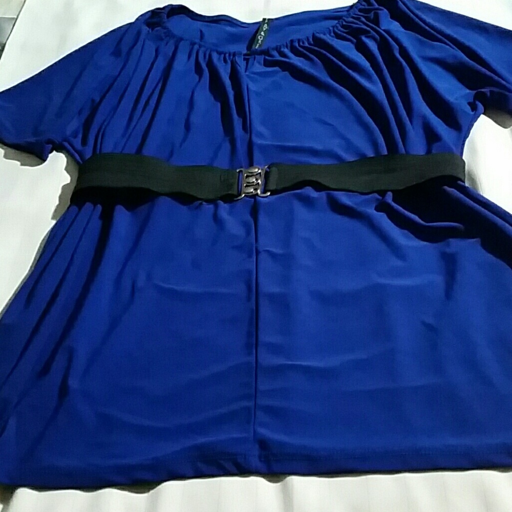 Peasant neck blouse