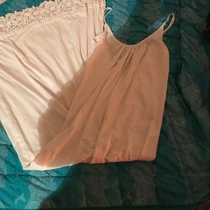 White cotton night gown