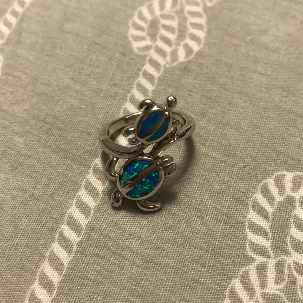 Blue opal ring 🐢