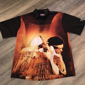 Hard Rock Cafe Jimi Hendrix button up Shirt