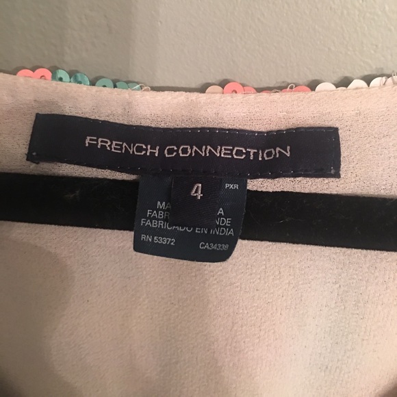 Multi color, sequin, French Connection dress - Picture 4 of 6