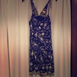 A spaghetti strap dress