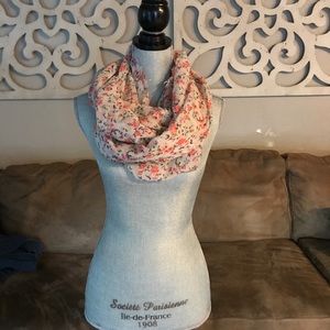 Floral infinity scarf