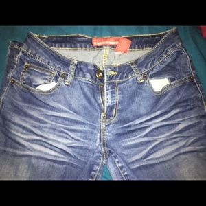 Rockin Denim Blue Jeans - jr size 11