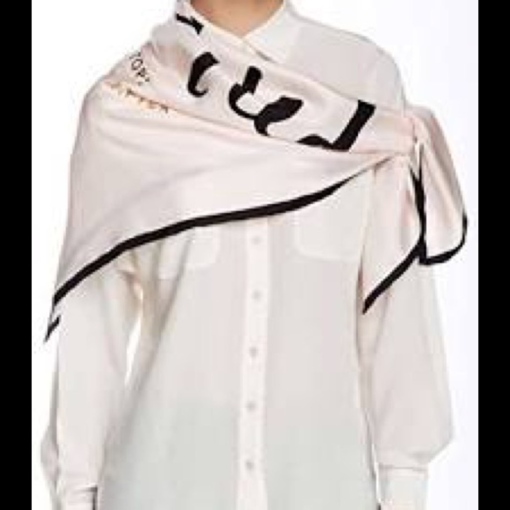 Kate spade scarf "just married"