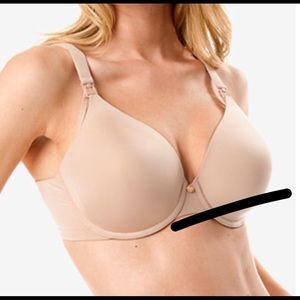 Underwire nursing demi bra