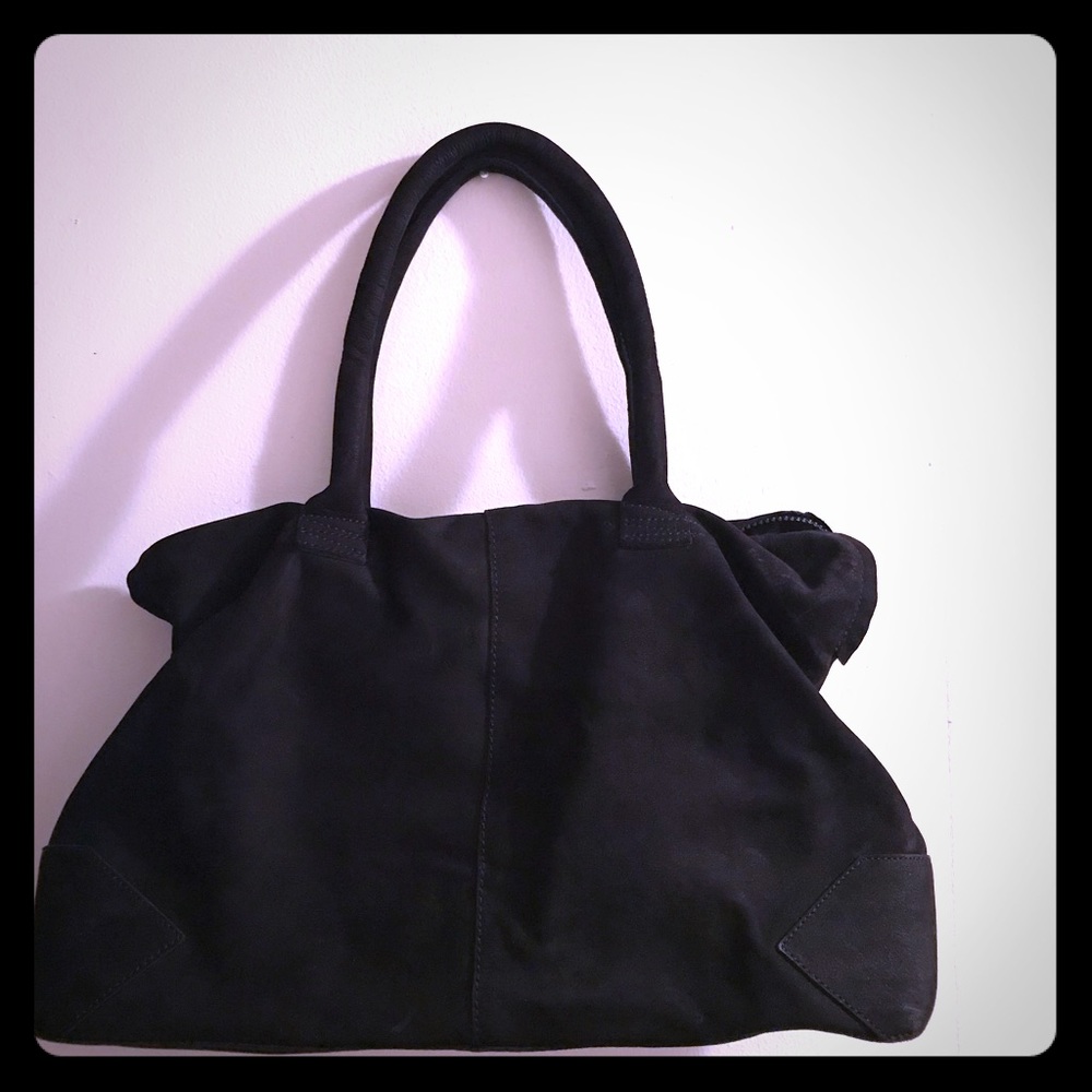 Unisex suede bag from Zara