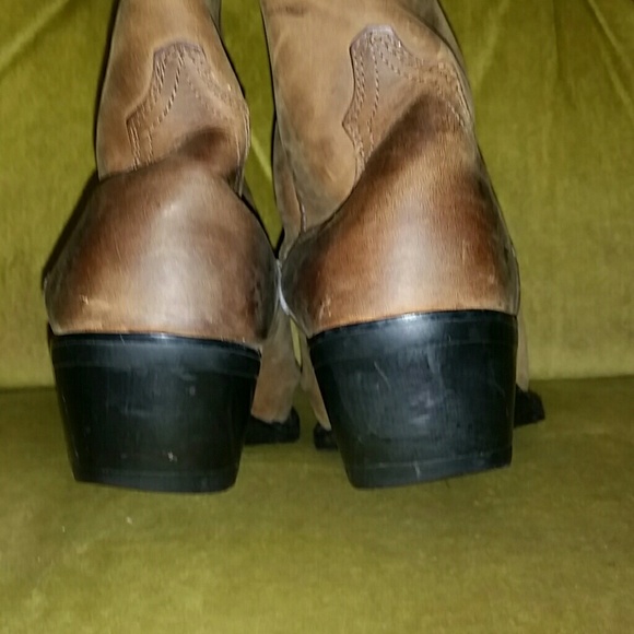 Bottes De Cowboy Ariat Sedona En Cuir Marron - Pointure 9.5 US Large, Style Western