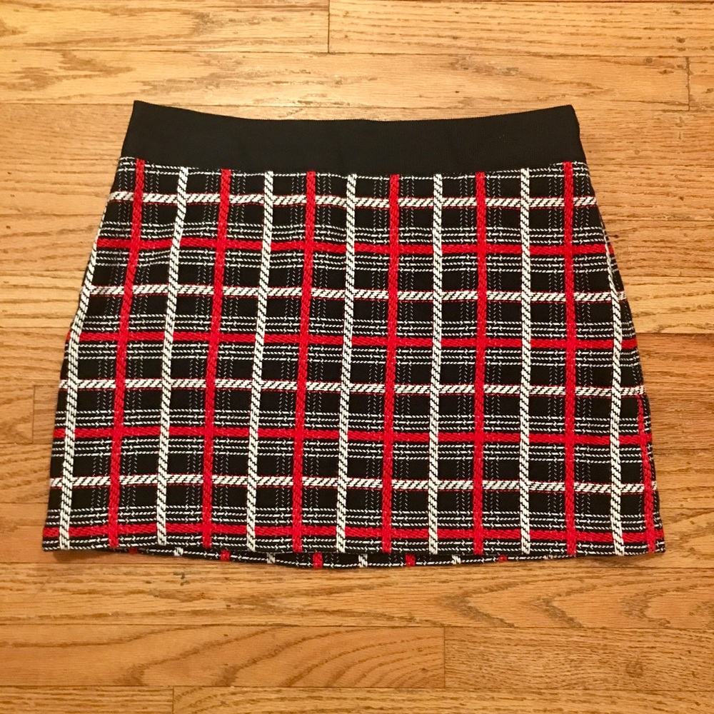 Red,White & Navy Milly Skirt