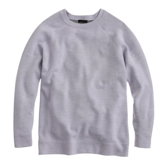 J CREW MERINO WOOL TUNIC SWEATSHIRT SZ M - Picture 2 of 2