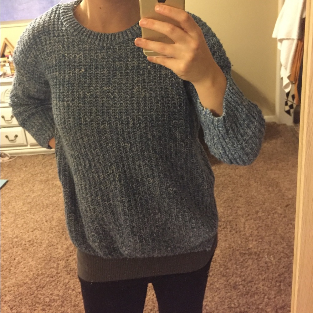 Oversized Blue Sweater