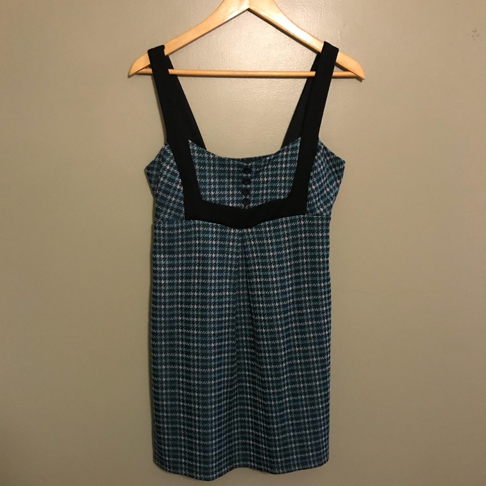 💕 3/$6 Blue houndstooth dress