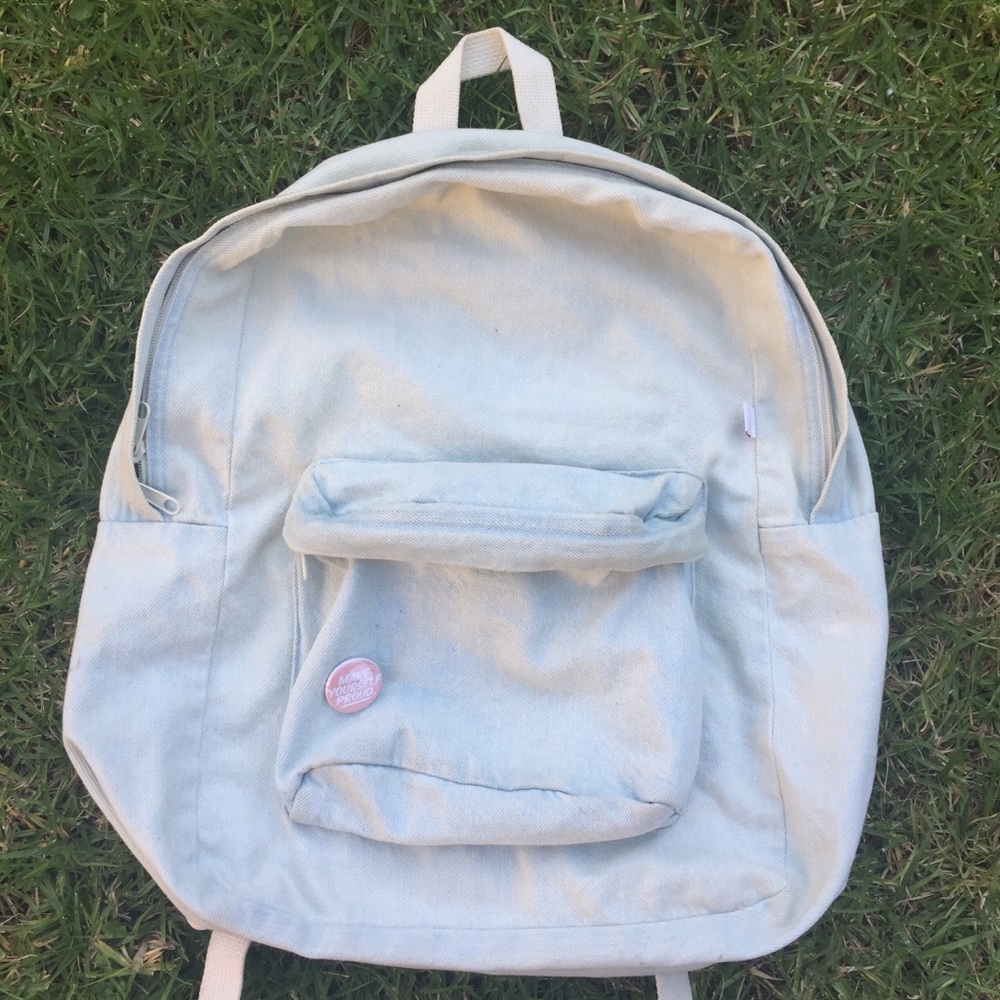 American Apparel Light Denim Classic Backpack