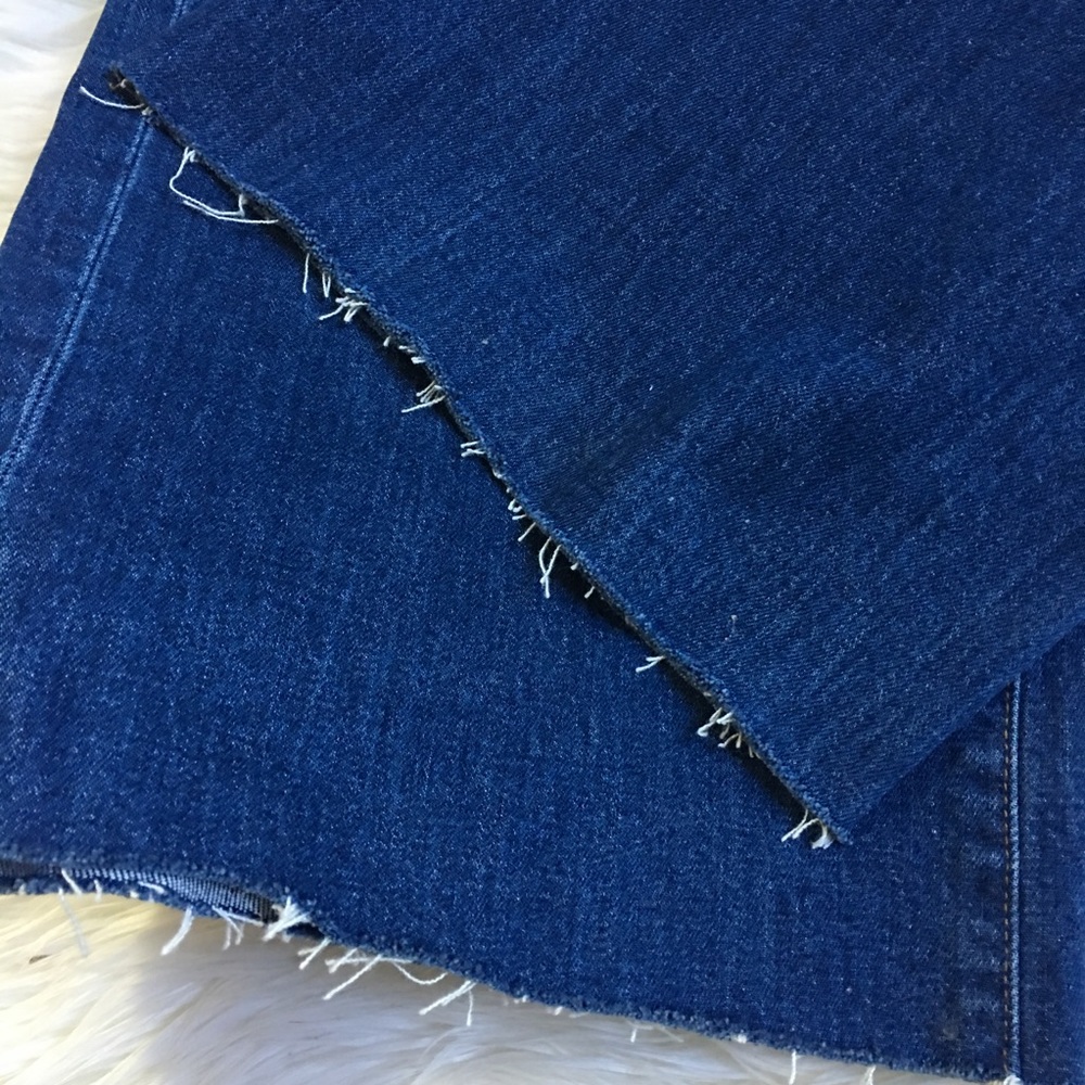 SOLD!!!-Madewell Wide Leg Crop Jeans Style G1612 - Picture 4 of 7