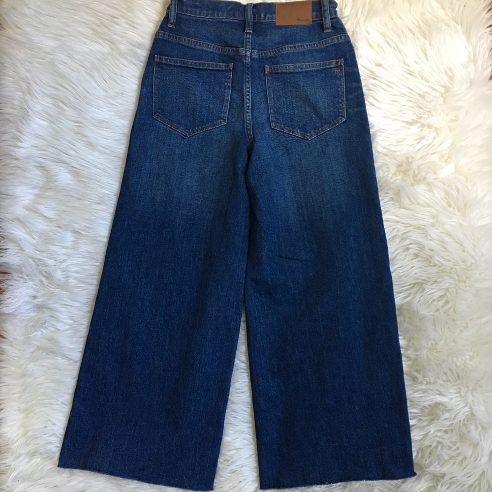 SOLD!!!-Madewell Wide Leg Crop Jeans Style G1612 - Picture 3 of 7