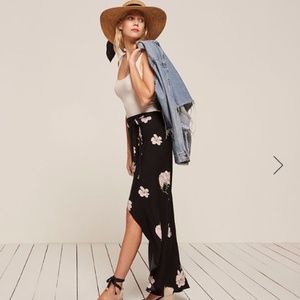 Reformation Lucia Floral Skirt