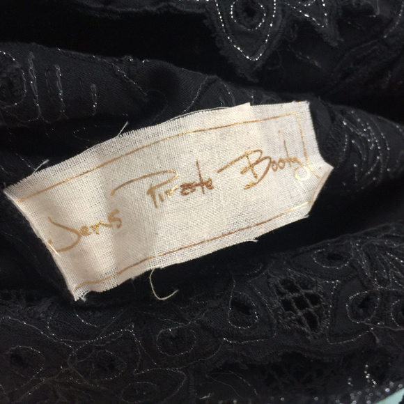 LAST ONE Jen's Pirate Booty Free People silver tunic mini dress XS - Picture 6 of 6