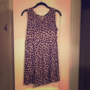 Leopard Swing Mini Dress/Tunic