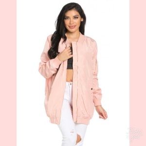 Longline Bomber Jacket 💕 Longline Bomber Jacket 💕