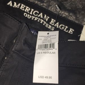 A pair of black jeans