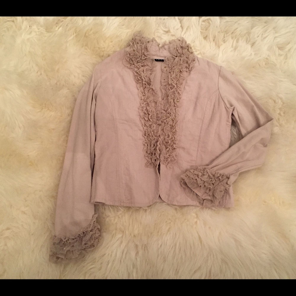 Sisley girls shirt blush color Sz 7