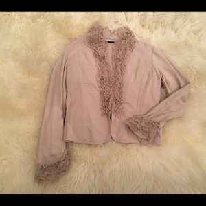 Sisley girls shirt blush color Sz 7