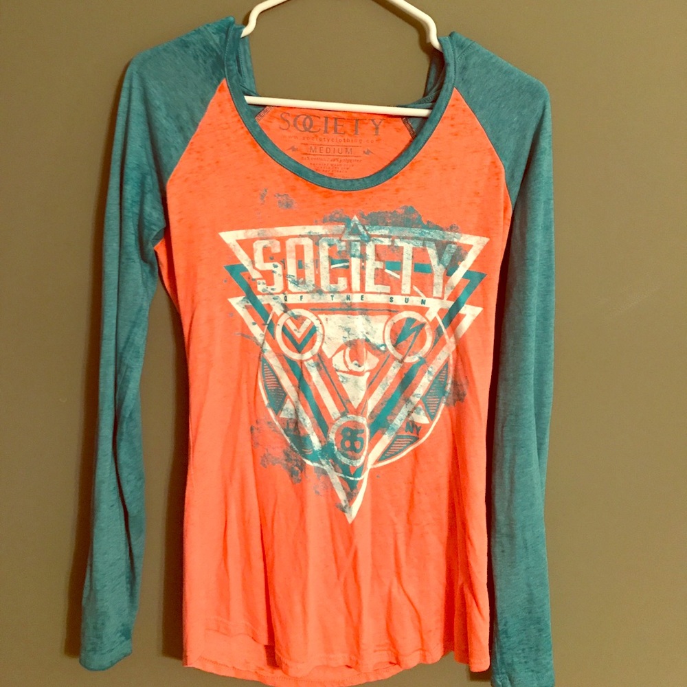 Society long sleeve with hood