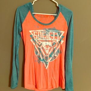 Society long sleeve with hood