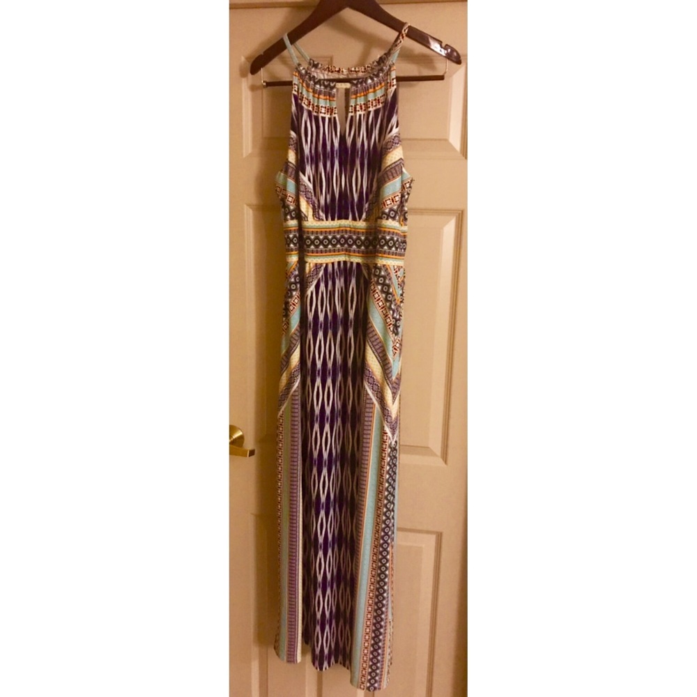 Chicos Maxi Dress - Sleeveless Empire Waist