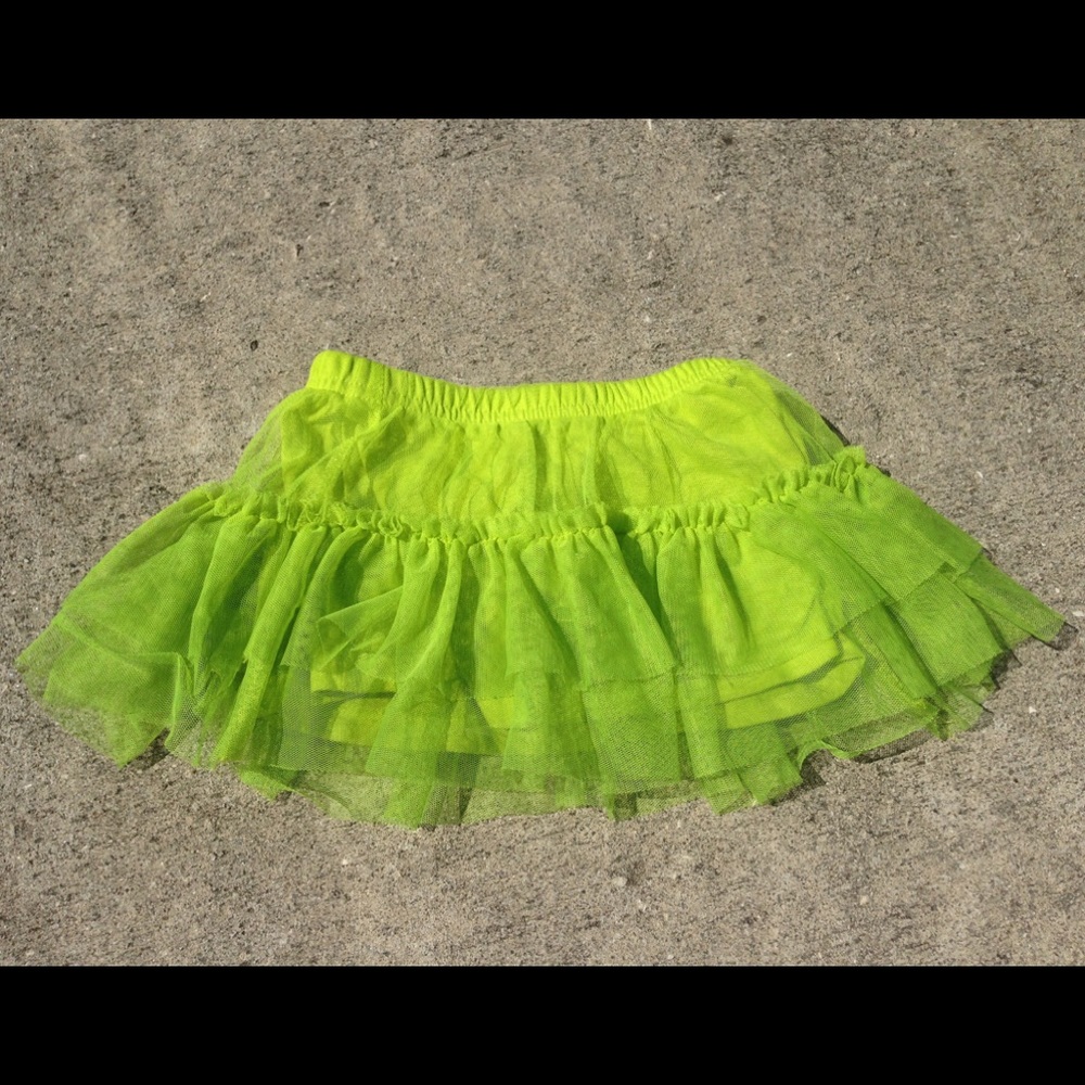 Lime green Tutu skirt 12 months