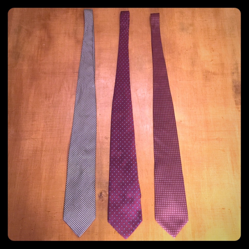 3 J.Crew neck ties. Used in good condition.